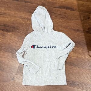 Champion Light Gray Pullover long sleeve tee